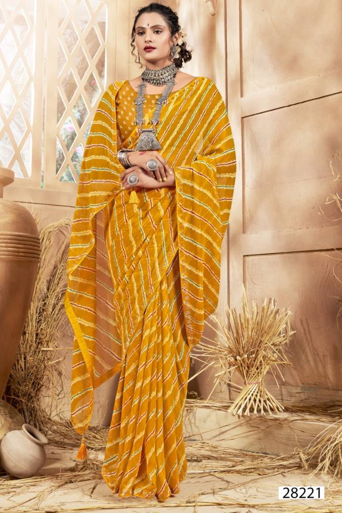 Binal By Vallabhi Swarovski Work Georgette Sarees Wholesale Price In Surat